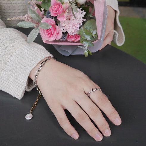 Double chain ring